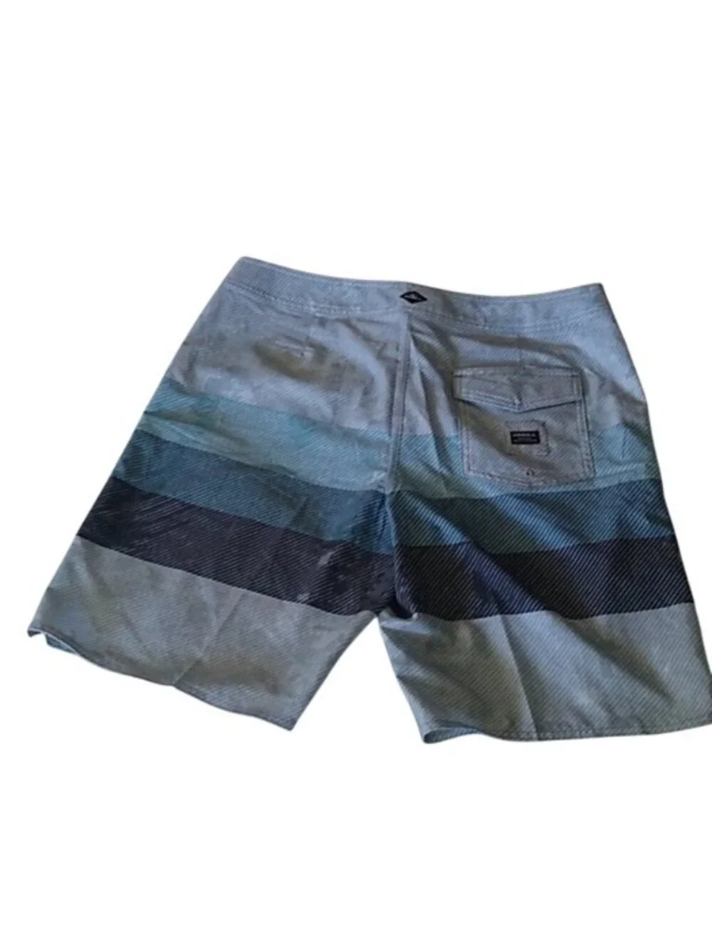 O'Neill Men's Mid-Length Ultrasuede Region Board Shorts, Greys, Size 34